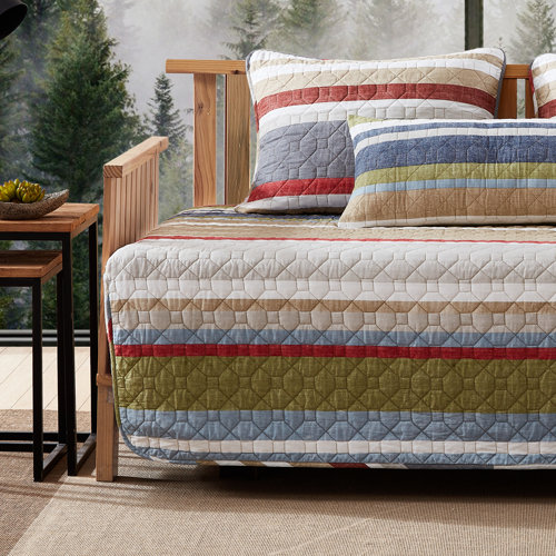 Eddie Bauer Salmon Ladder Multi Cotton 4 Piece Daybed Cover Set
